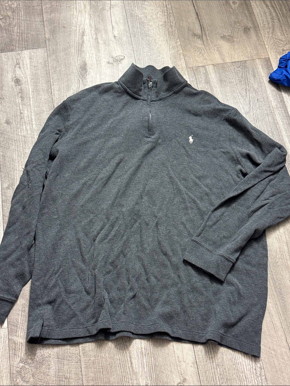 Polo by Ralph Lauren Dark Gray Quarter-Zip Shirt Jacket
